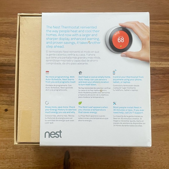 New! Google Nest Learning Thermostat (3rd gen) - Picture 2 of 14